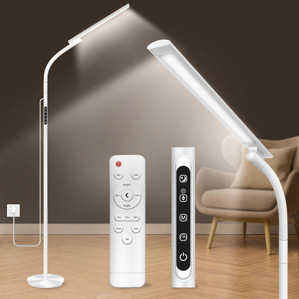 Sozapooty Light Therapy Lamp front view with 10000 lux daylight glow.