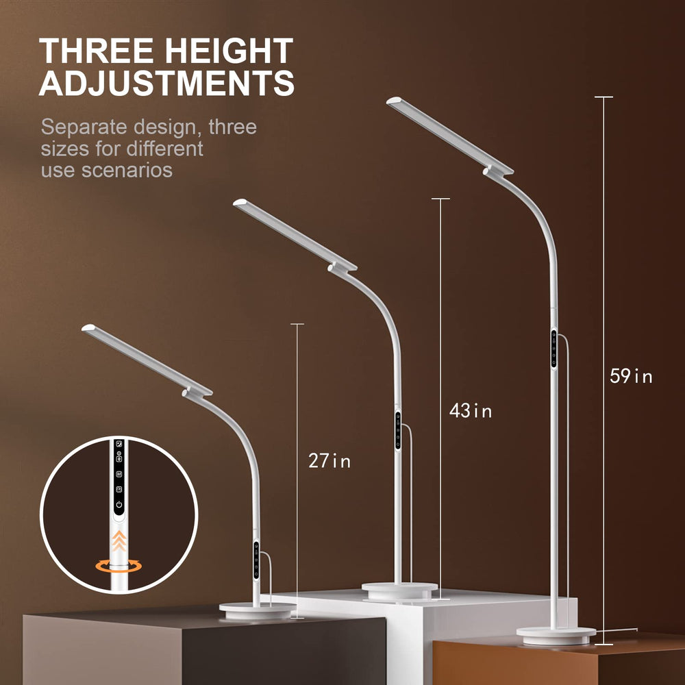 Sozapooty Light Therapy Lamp nightstand timer for quick sessions.