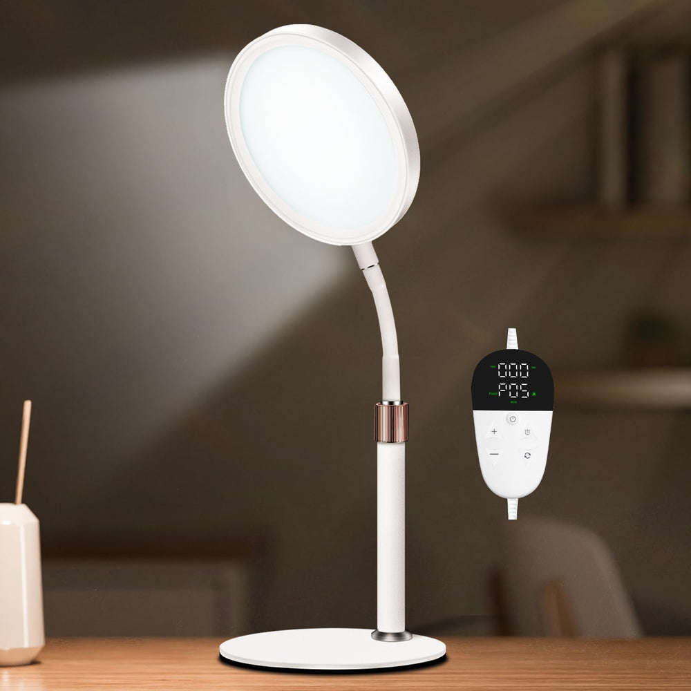 Sozapooty light-therapy-lamp with 10000 lux for mood-boosting brightness.