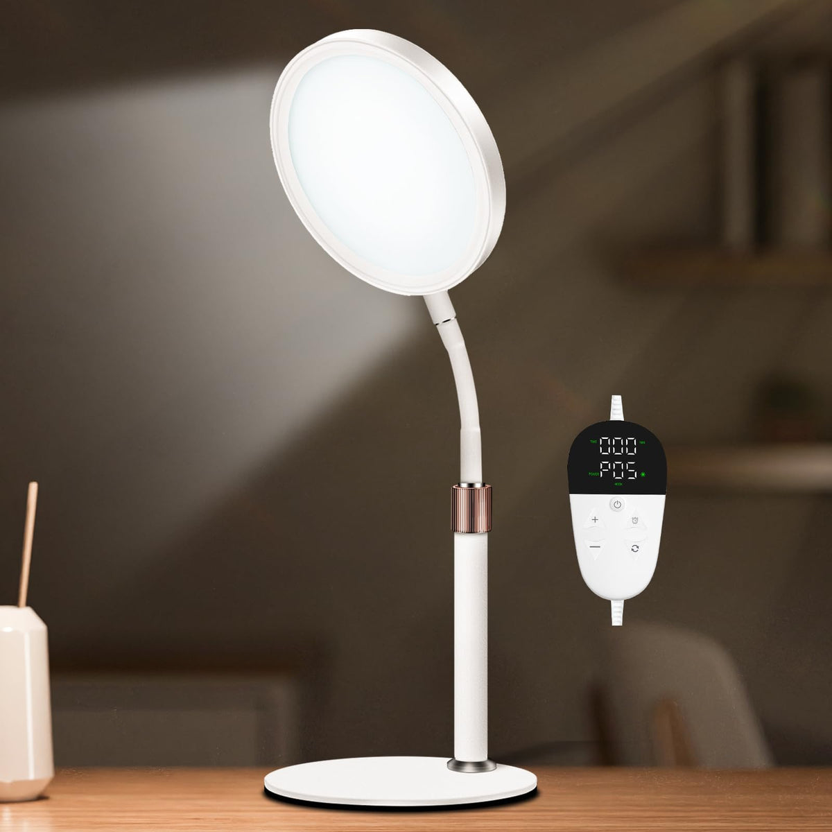 Sozapooty light-therapy-lamp with 10000 lux for mood-boosting brightness.