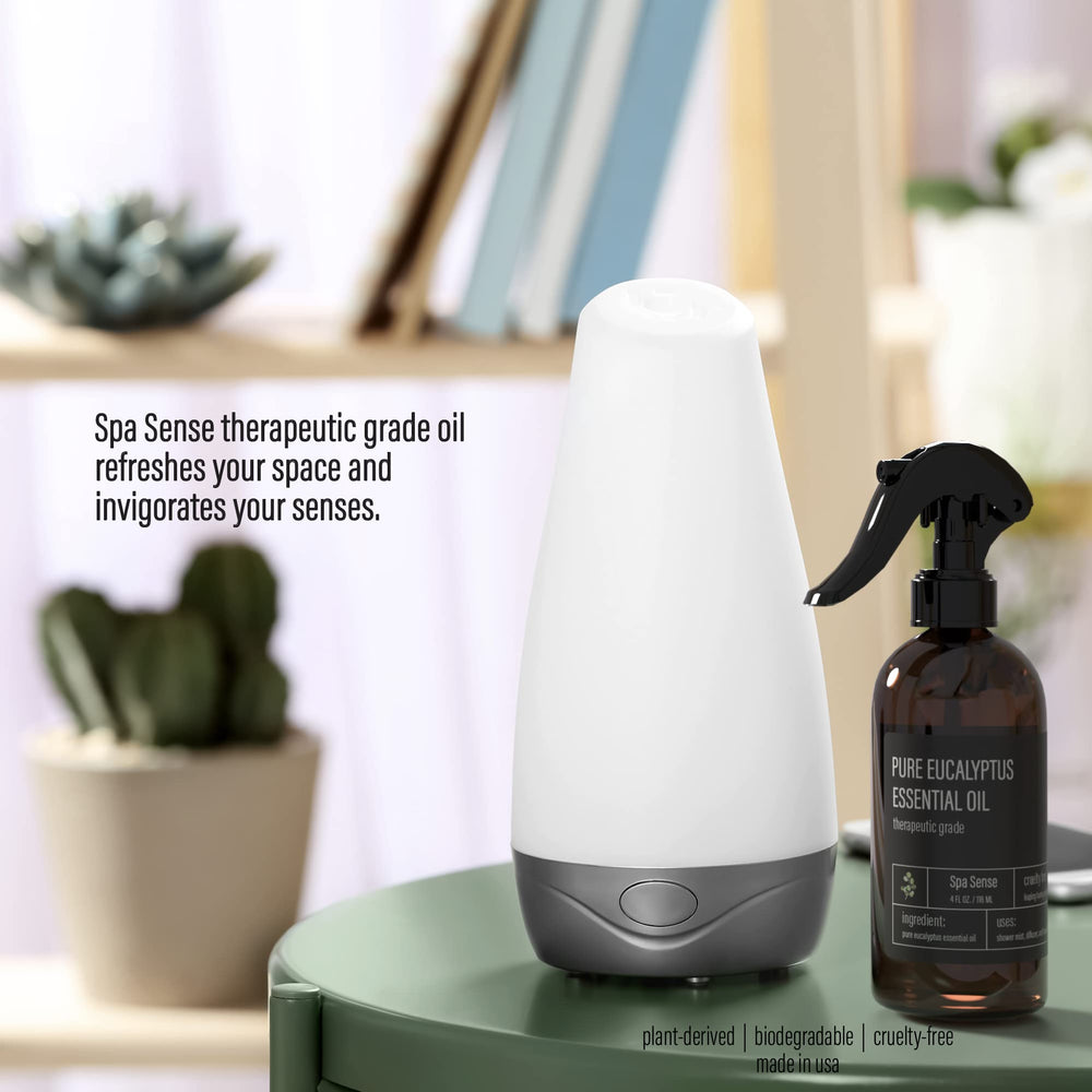 Spa Sense diffuser-humidifier-use powers extended aroma in your space.