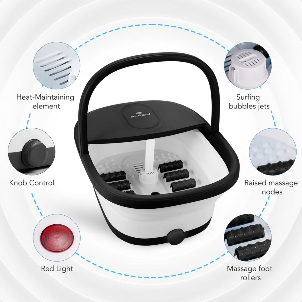 SPA4PIEDS dual water jets soften skin while you relax.