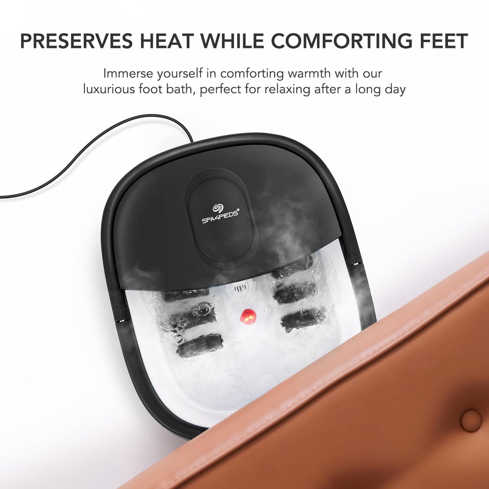 SPA4PIEDS double-sided foot file included for smoother heels.