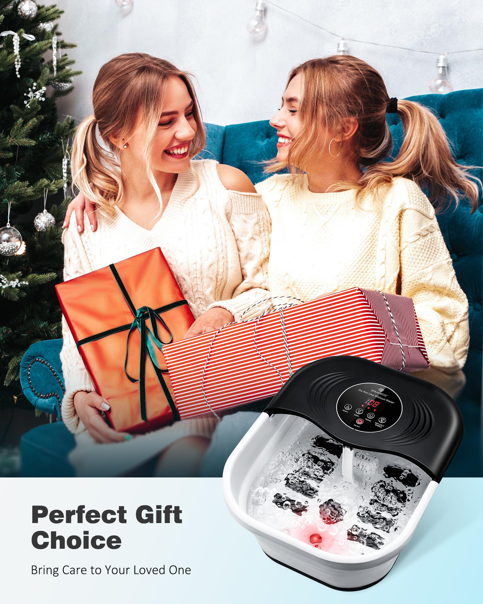 SPA4PIEDS portable foot spa fits dorms and travel days.
