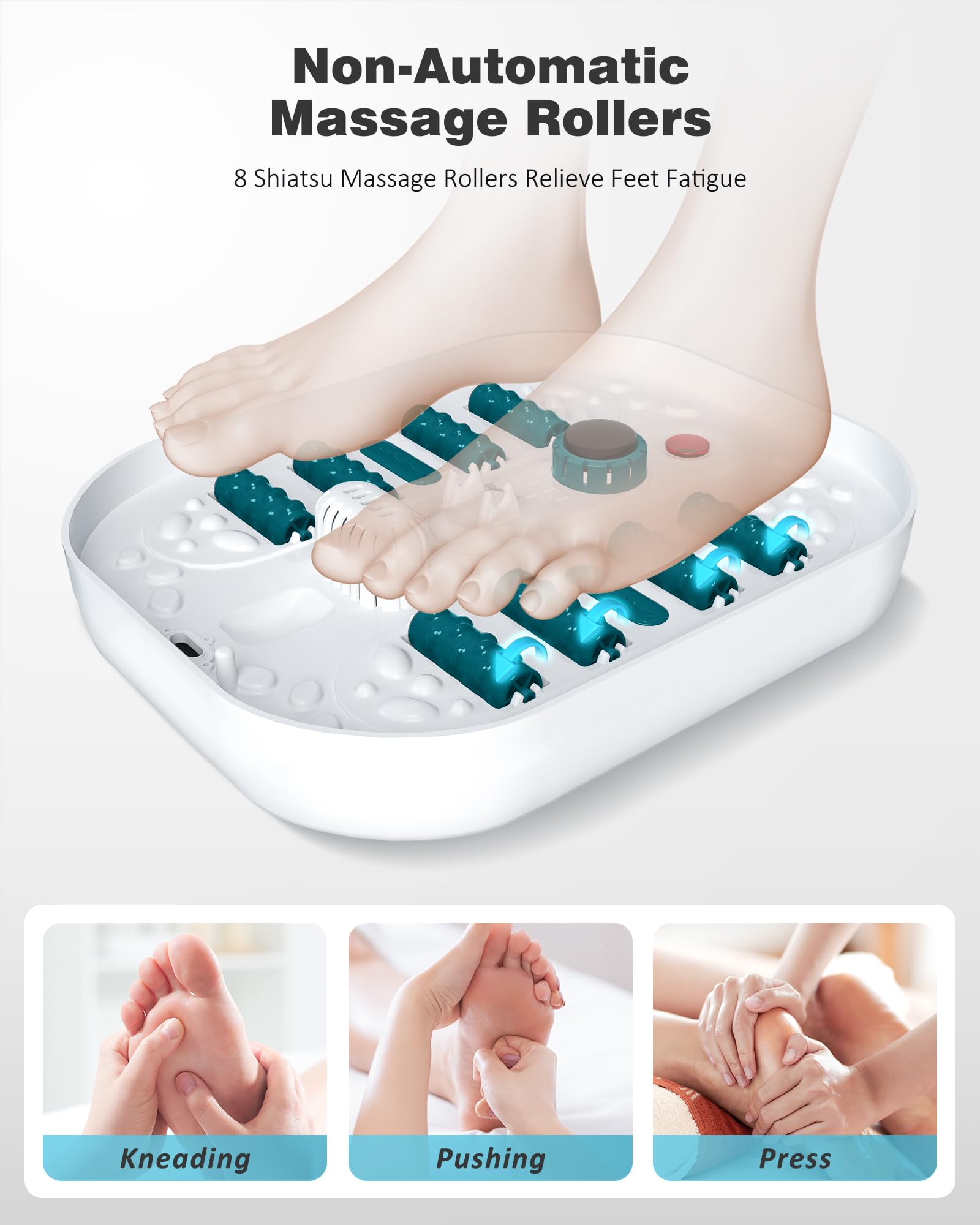SPA4PIEDS red-light therapy promotes a calming vibe during foot soaks and massages.