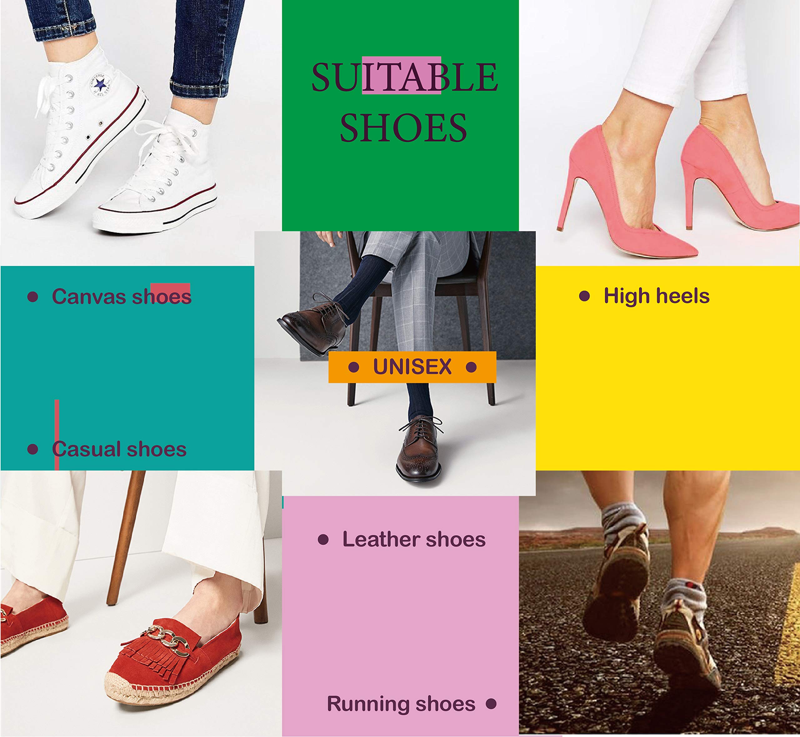 Space Lion Heel Pain Prevention Inserts minimize rubbing for everyday comfort