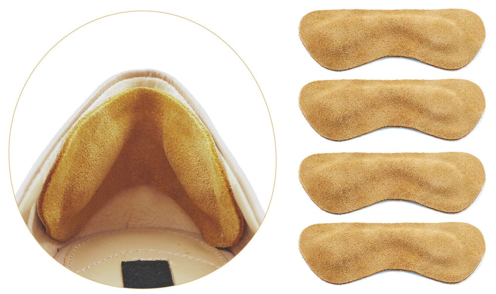 Space Lion Premium Leather Heel Grips three-pair pack improves shoe fit