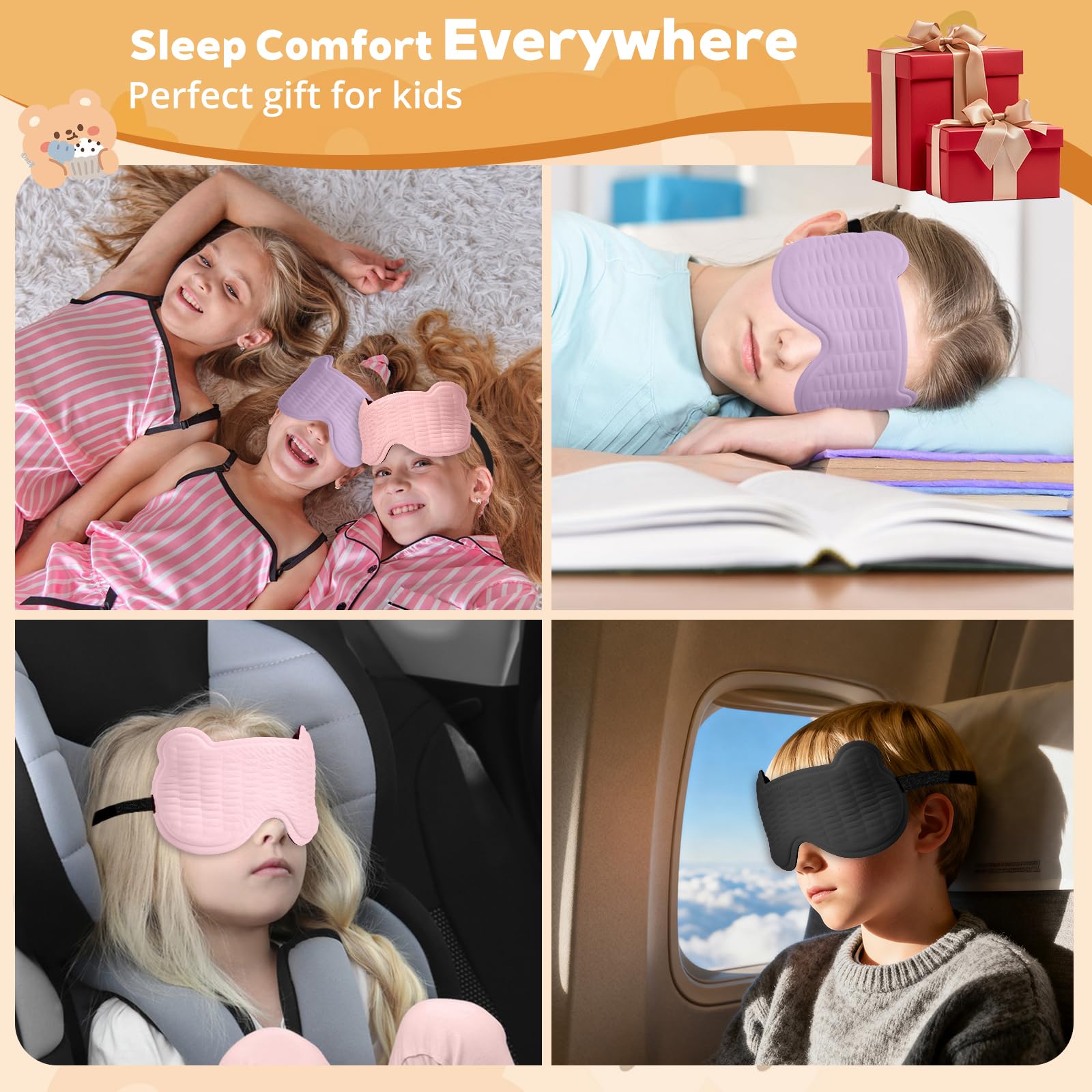 A perfect companion for kids aged 5 to 15 during naps and sleepovers.