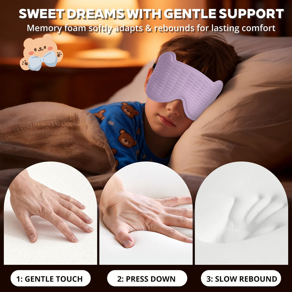 Purple color and cute design make bedtime routines more enjoyable.