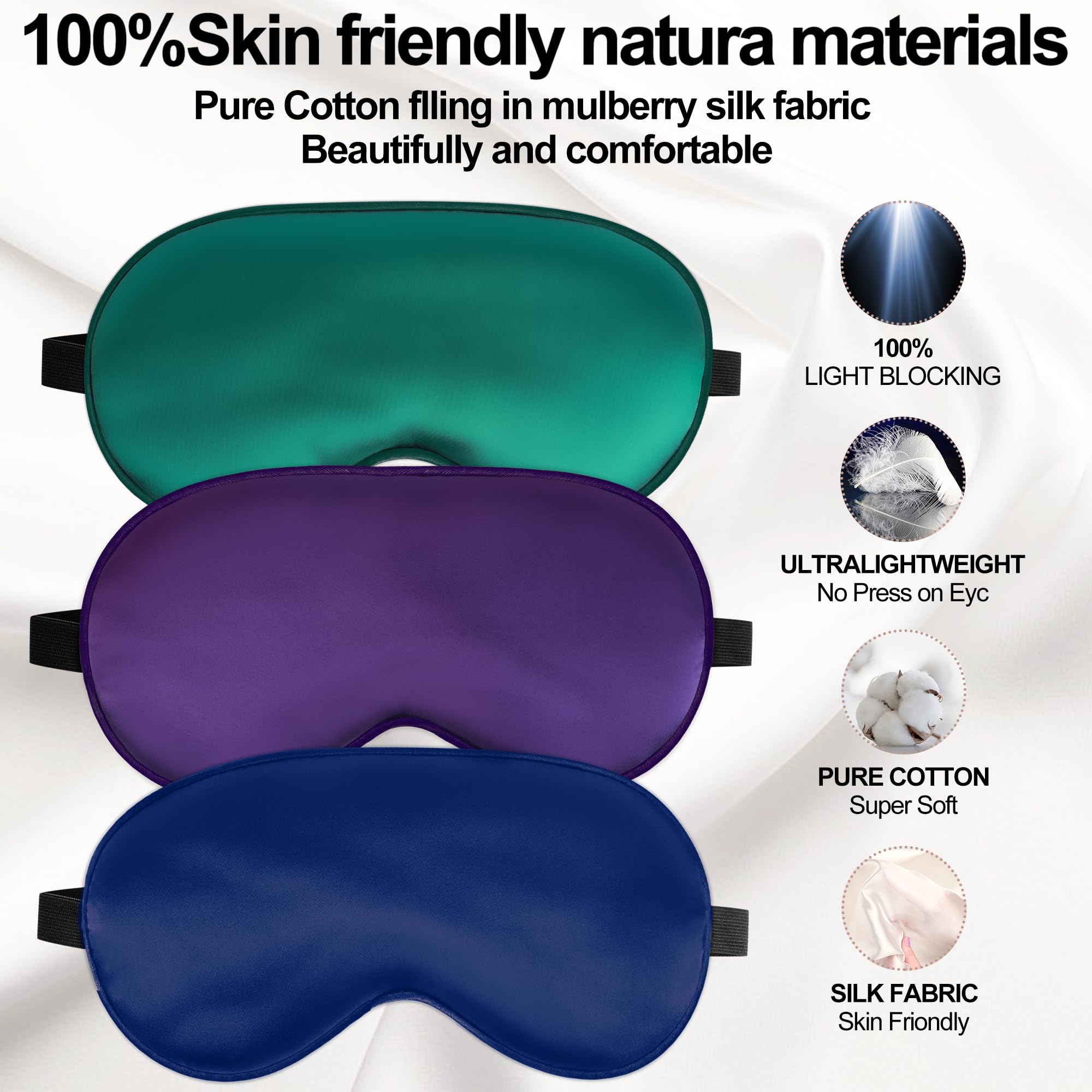 SpacePower luxury sleep mask delivers deep darkness for relaxation