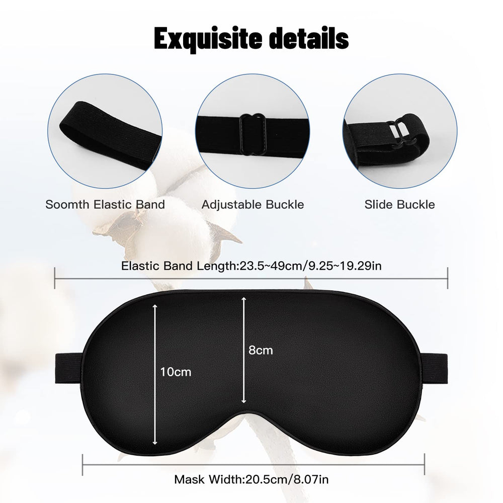spacepower mascarilla con banda elástica ajustable para uso nocturno sin molestar