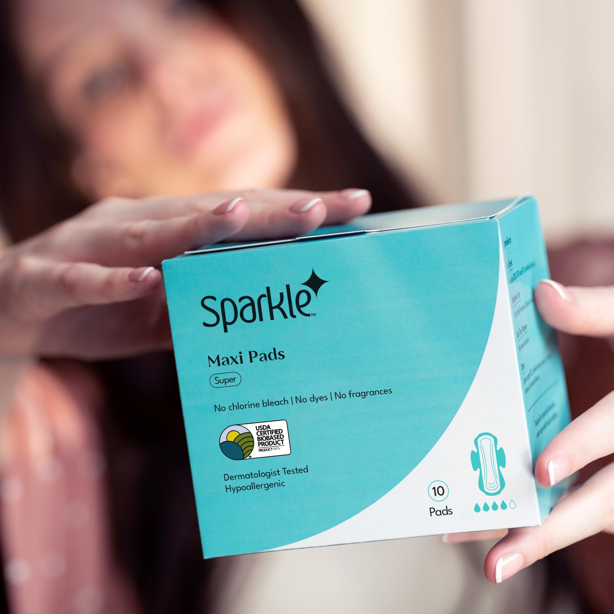 Sparkle unscented image focusing on fragrance-free protection for sensitive skin