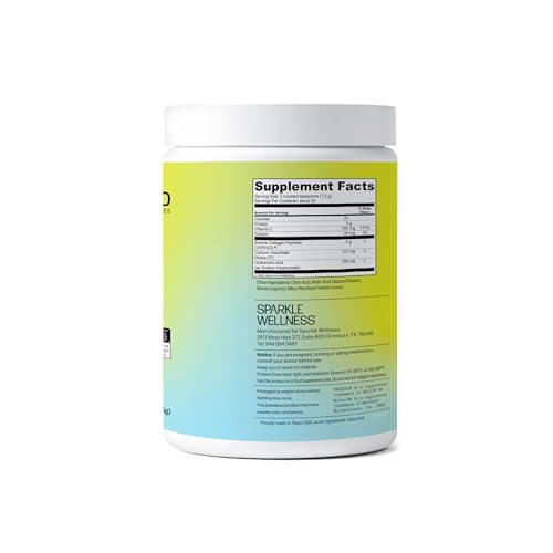 Sparkle Wellness Acai Lemonade glass highlights refreshing flavor