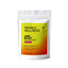 Sparkle Wellness Fortigel Tendoforte bottle on counter suggesting daily joint support potential