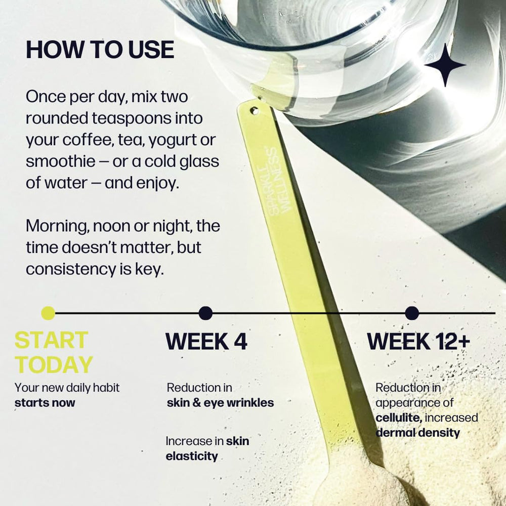 Sparkle Wellness mixing water action demonstrates easy daily use