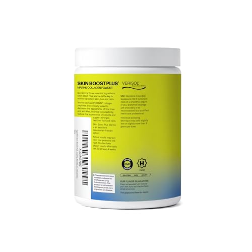 Sparkle Wellness Skin Boost Plus tub highlighting VERISOL collagen and moisture