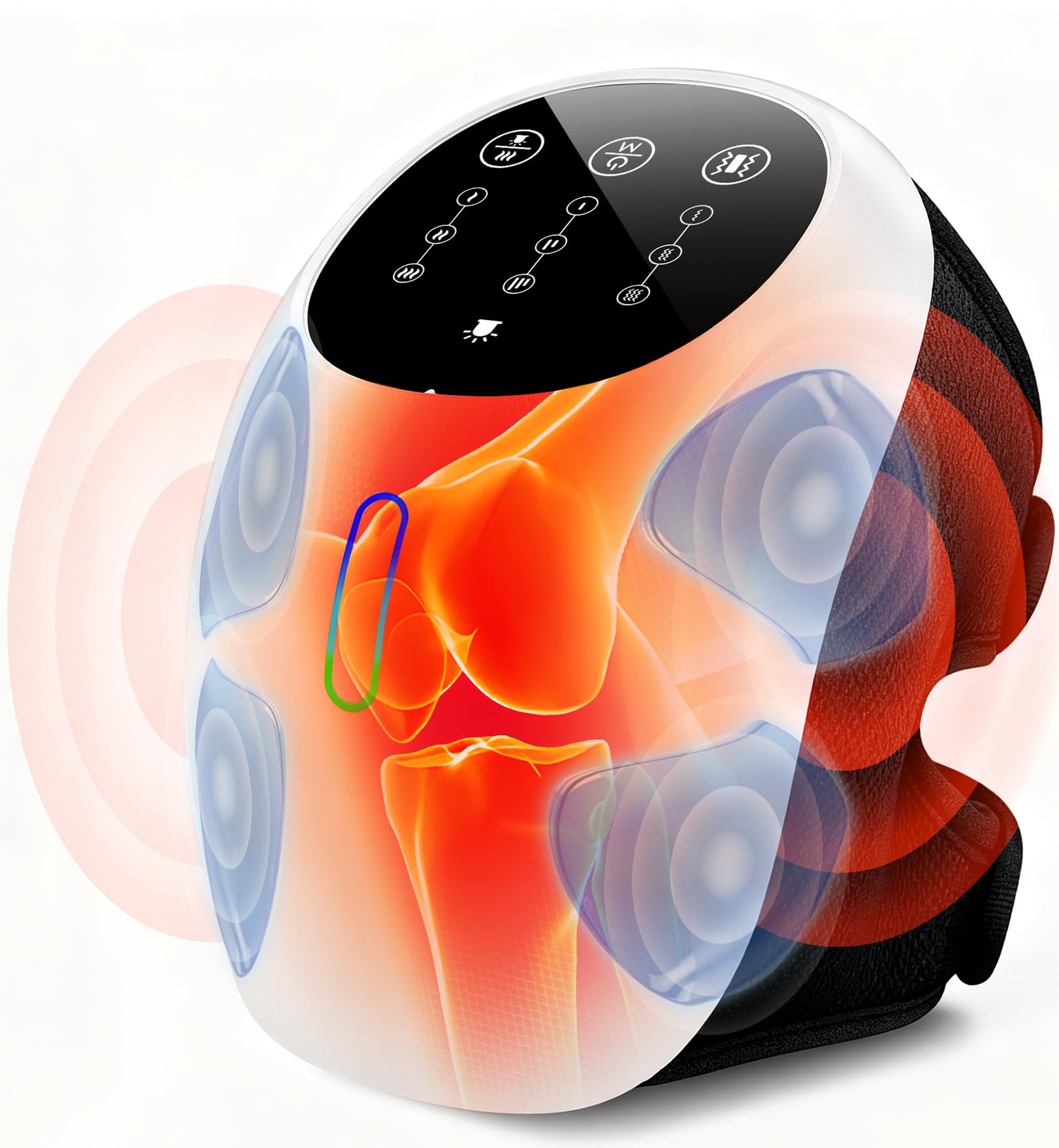 SPATOES knee massager with 360 degree coverage for deep knee relaxation