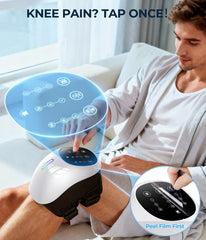 SPATOES cordless knee massager designed for home, office, and travel