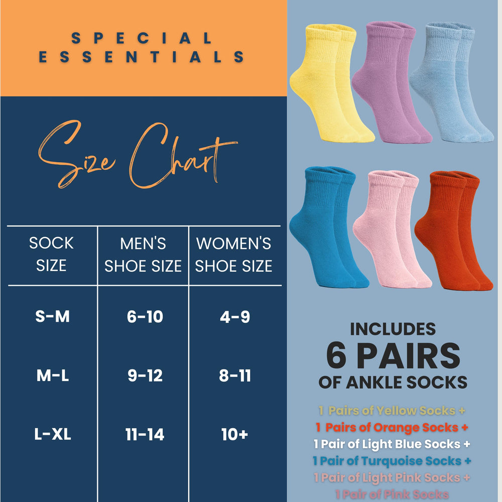 Special Essentials breathable cotton-poly blend keeps feet cool and comfortable.