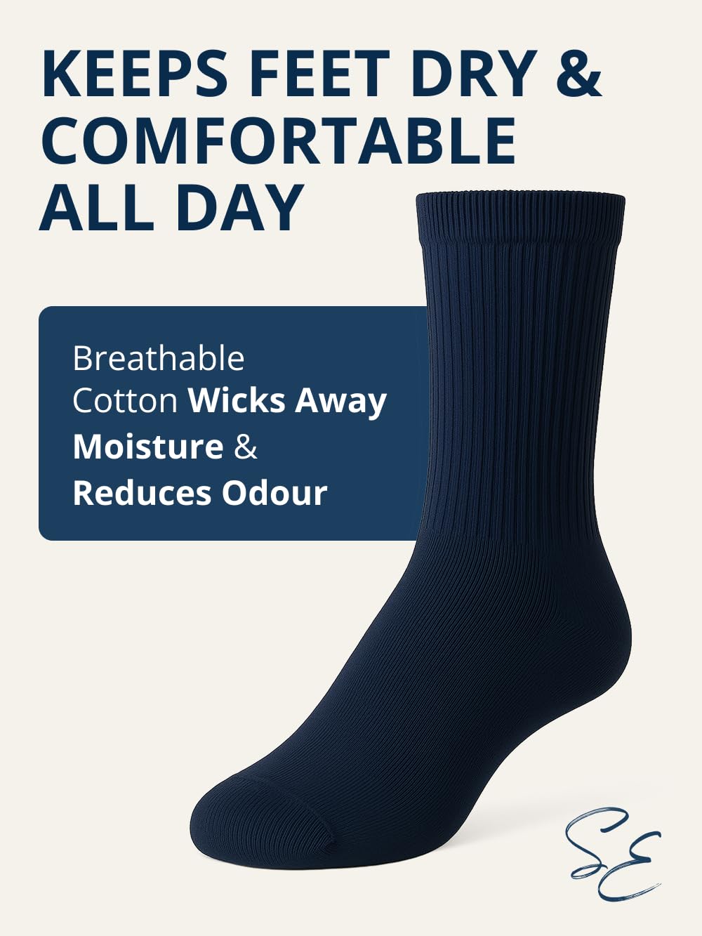 Special Essentials neuropathy-friendly socks comfort sensitive feet during daily activities.