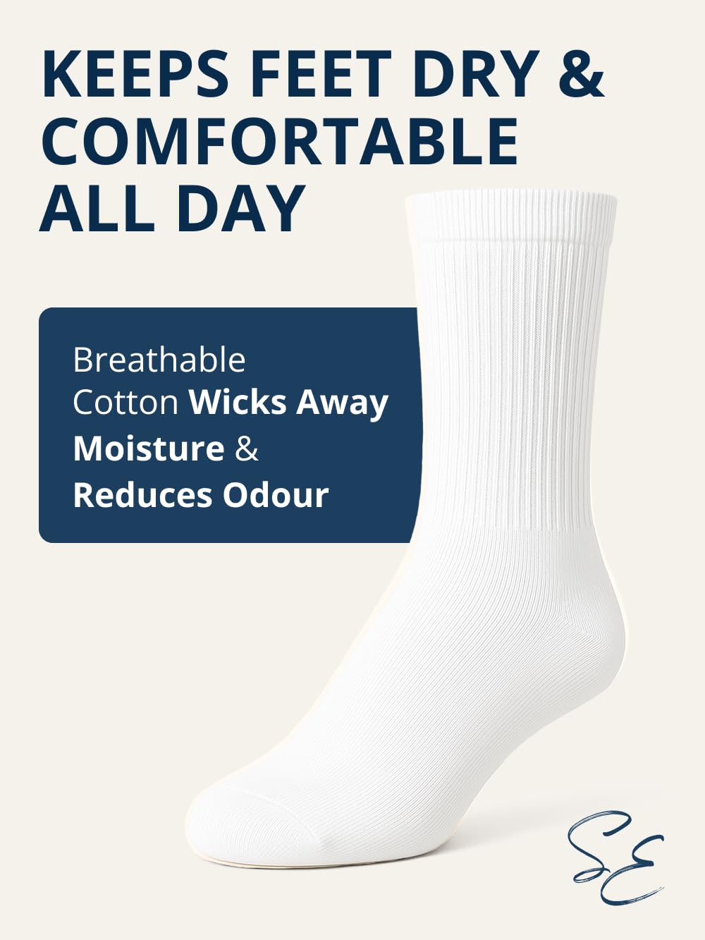 Box of Special Essentials 12-pair diabetic socks for home or gift
