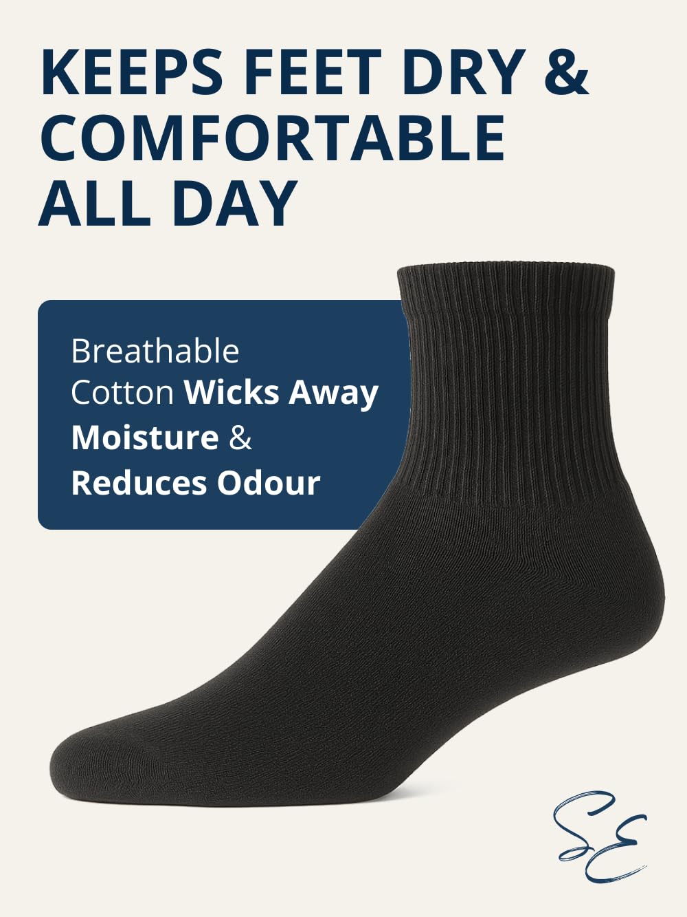 Special Essentials seamless toe close-up reduces irritation for sensitive feet