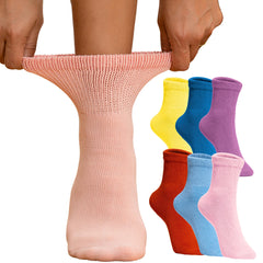 Special Essentials non-binding diabetic ankle socks provide a gentle fit for sensitive legs.