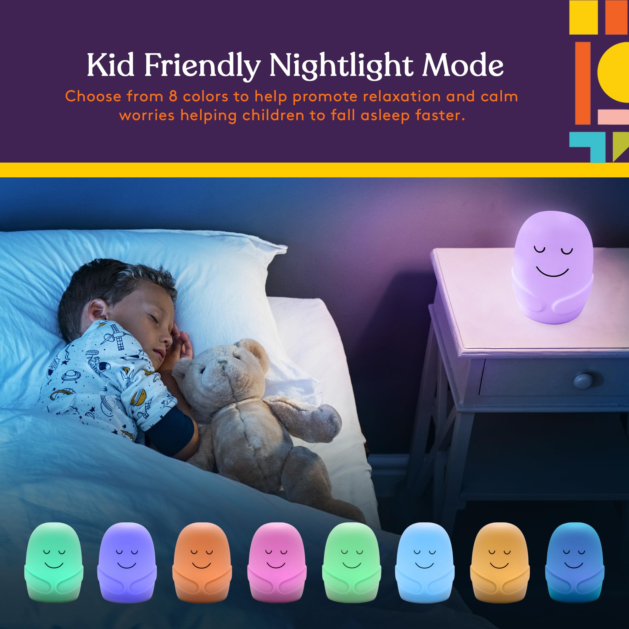 Special Supplies kid-friendly nightlight with soft colors for bedtime routines