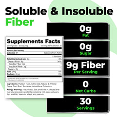 Fiberlyze fruit punch tub front showing flavor and branding.