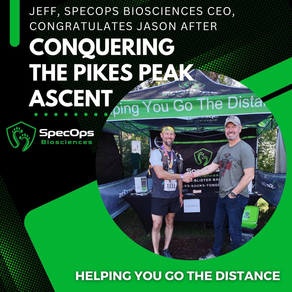 SpecOps Biosciences versatile pairing reduces back and shoulder strap rubbing during long hikes.