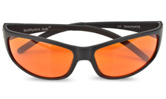 Spectra479 blue-light-blocking sport frames for durable, comfortable wear during late-night screen time.