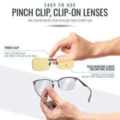 Spectra479 daytime lens clip-on model designed for all-day computer use