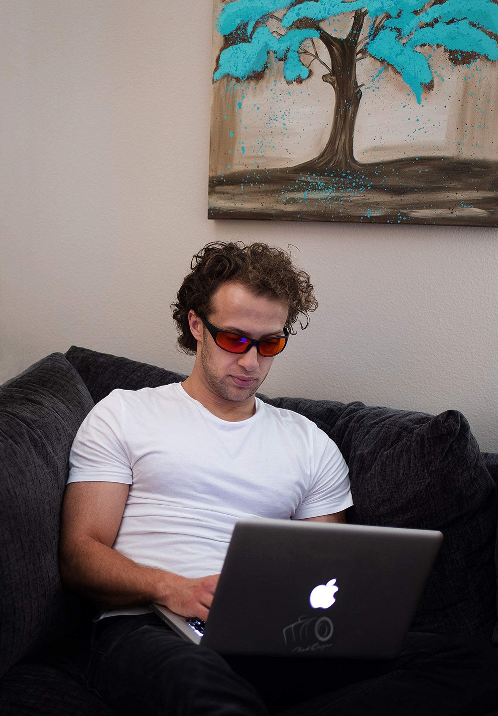 Spectra479 sleep-friendly amber tint eyewear for calmer evenings and screens.