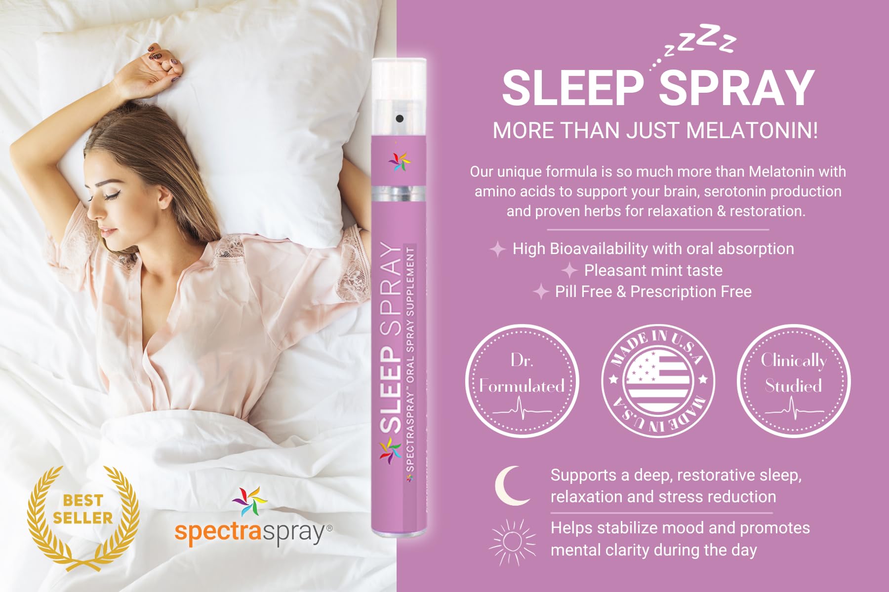 SpectraSpray clear spray nozzle demonstrates quick-dispense delivery in action