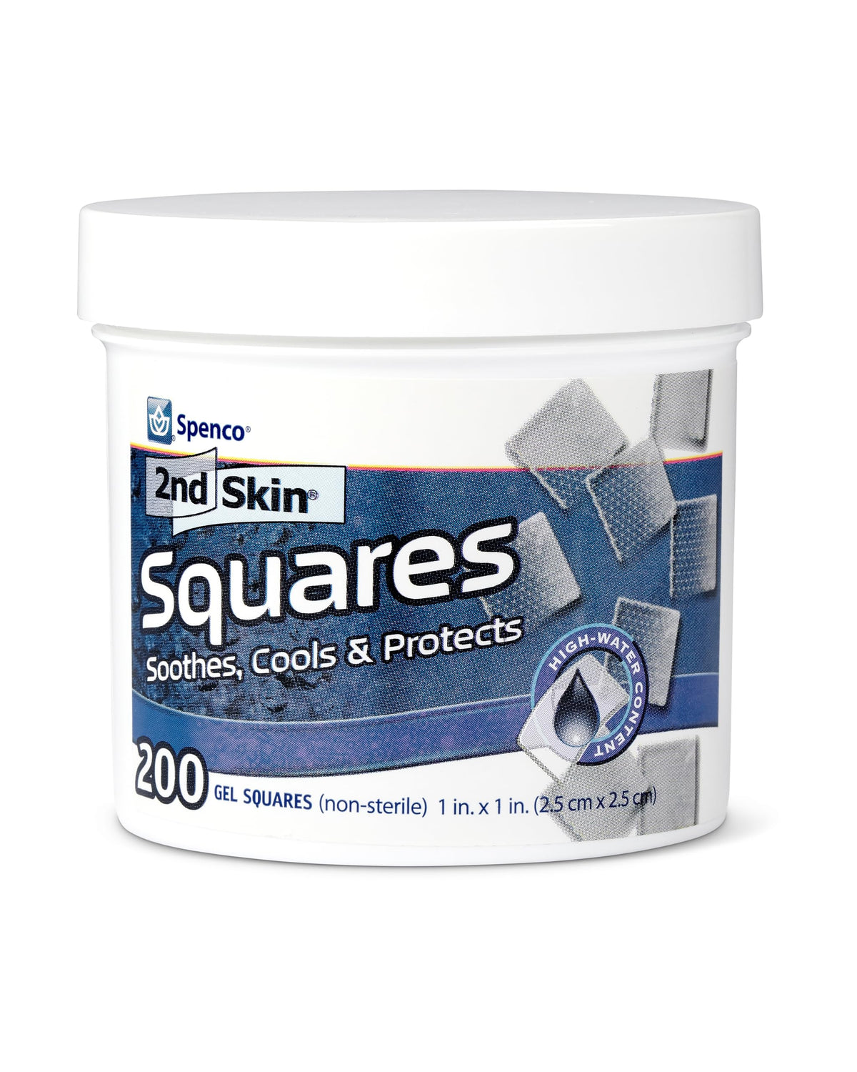 Spenco 2nd Skin Dressing 1-inch square on foot to prevent blisters during activity