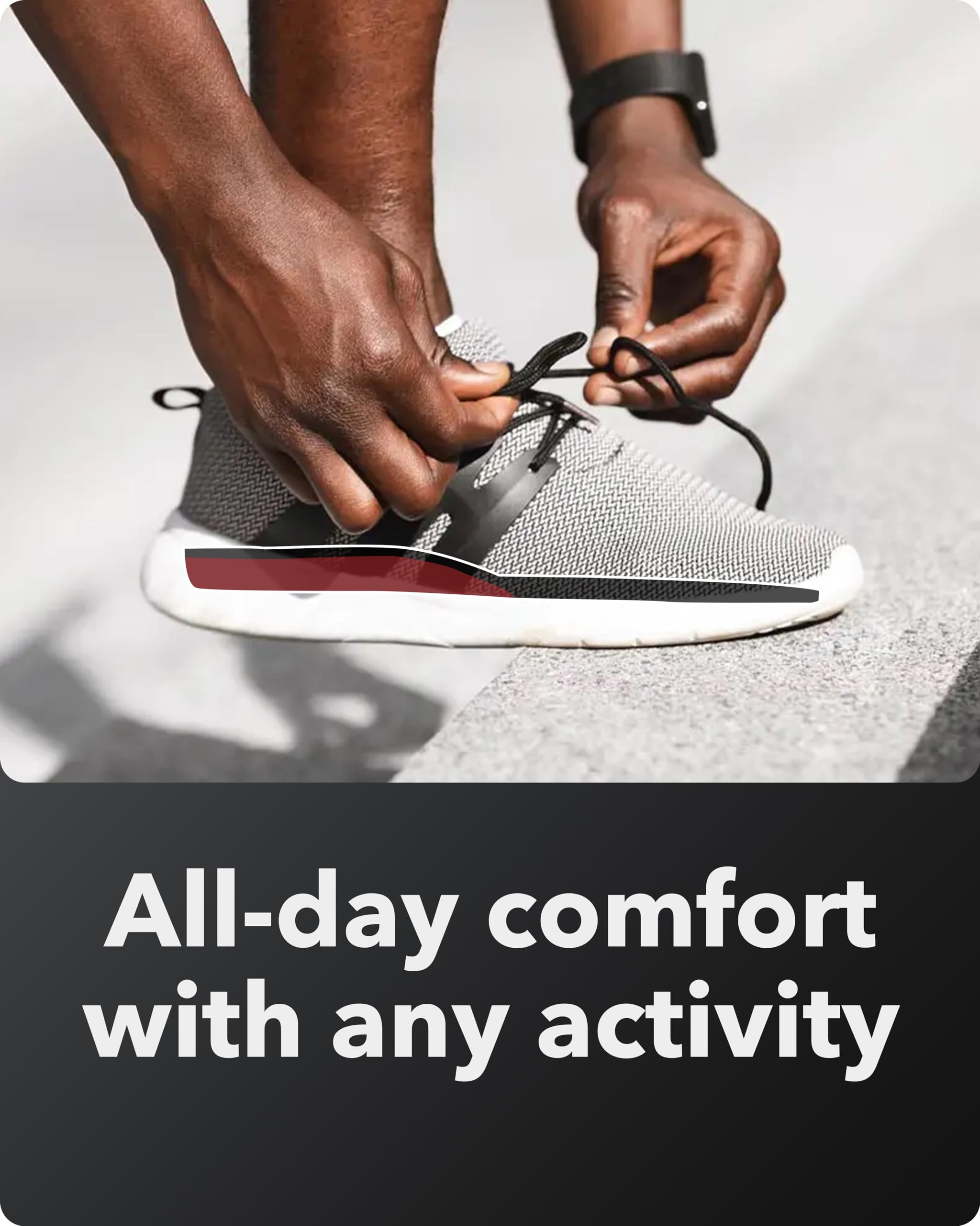 Spenco Polysorb Cross Trainer heel pad adds cushioning for long sessions