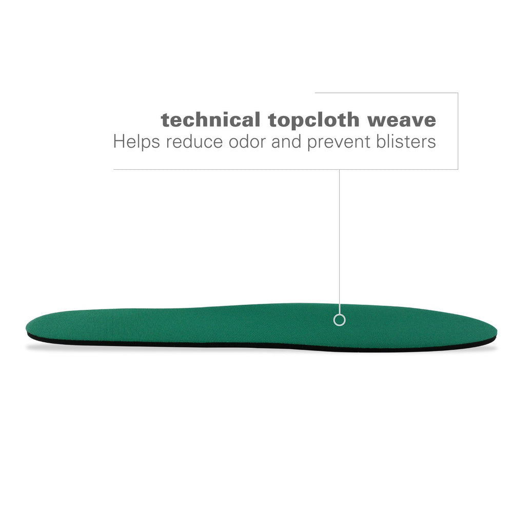 Spenco Rx Cushioning layer with Spencore absorbing impact for lasting comfort