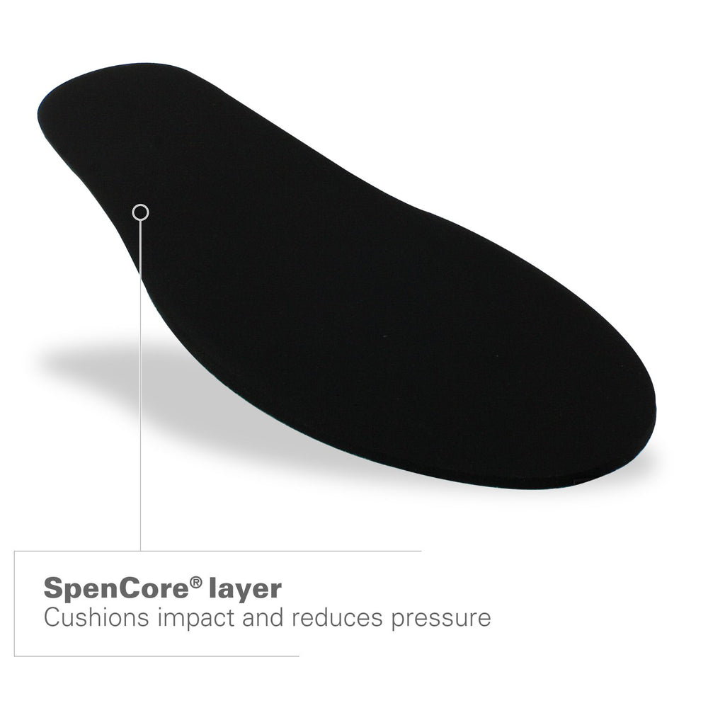 Spenco Rx seven-size fit for a better overall fit