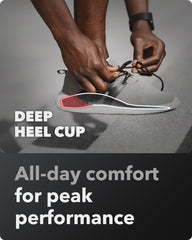 Spenco Total Support Max insoles offer motion-control support to reduce over-pronation during activity.