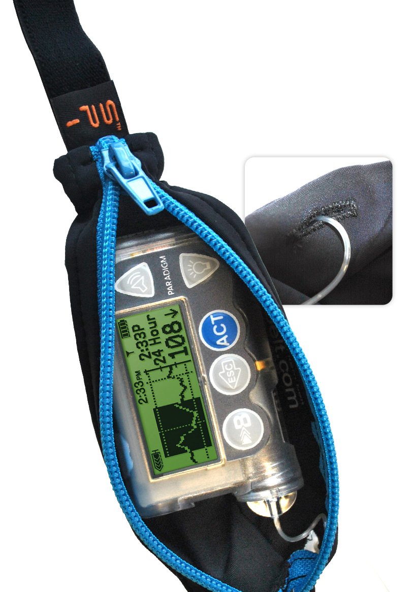 SPIbelt Diabetic Belt secure buckle ensures comfortable, low-profile fit.