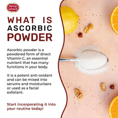 Spicy World ascorbic acid powder dissolving in water for easy use