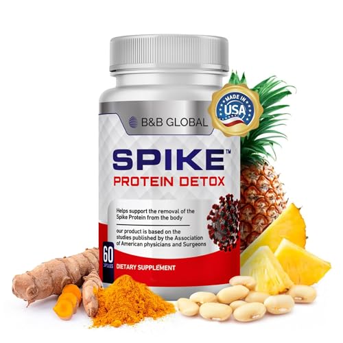 Spike Protein Detox capsules close-up, unflavored formula for versatile daily use.
