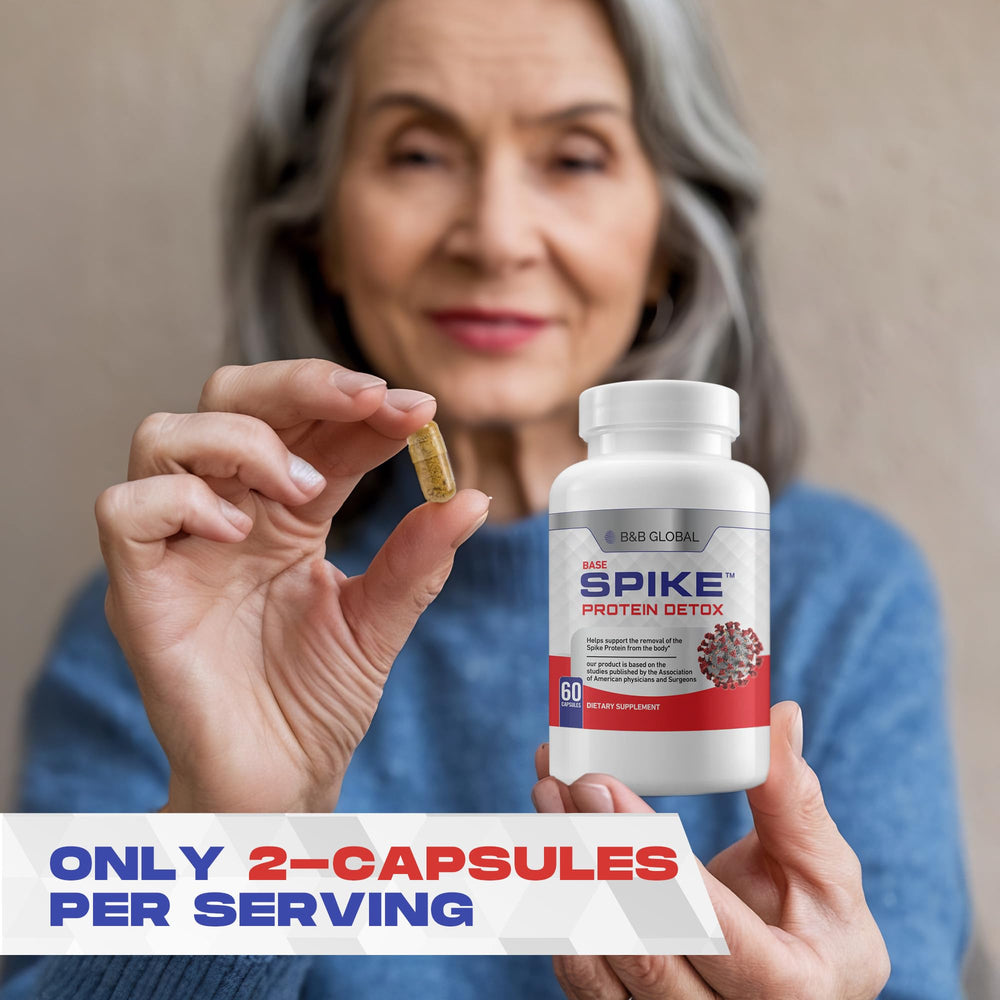 Spike Protein Detox small-business-care packaging shot underscores personalized attention.