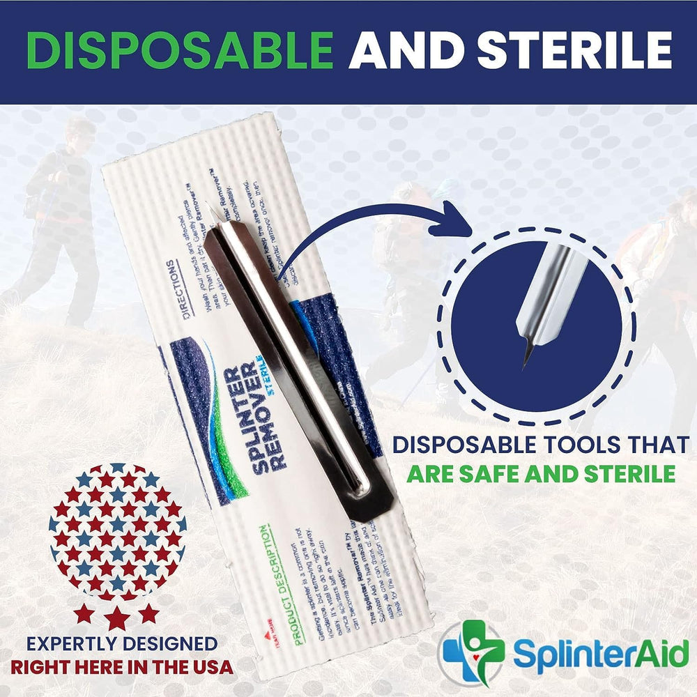 Con SplinterAid, el kit de primeros auxilios es portátil y práctico.