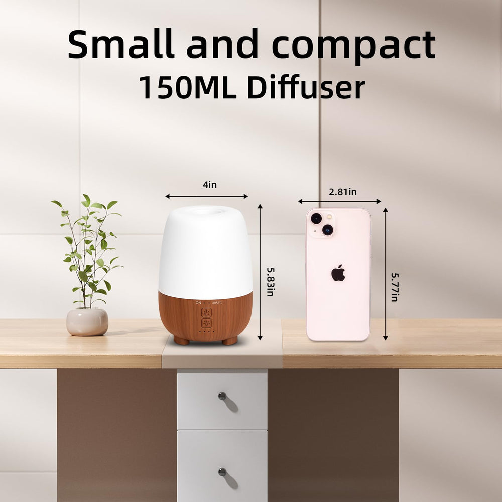 SPLITSKY cordless diffuser setup delivers aroma anywhere with no cords.