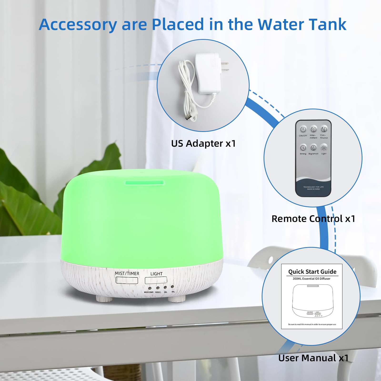 SPLITSKY diffuser uses BPA-free material for safe homes