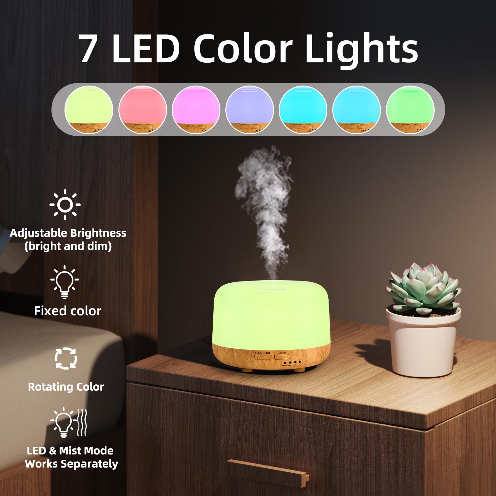 SPLITSKY Quiet, cool-mist operation for peaceful rooms.