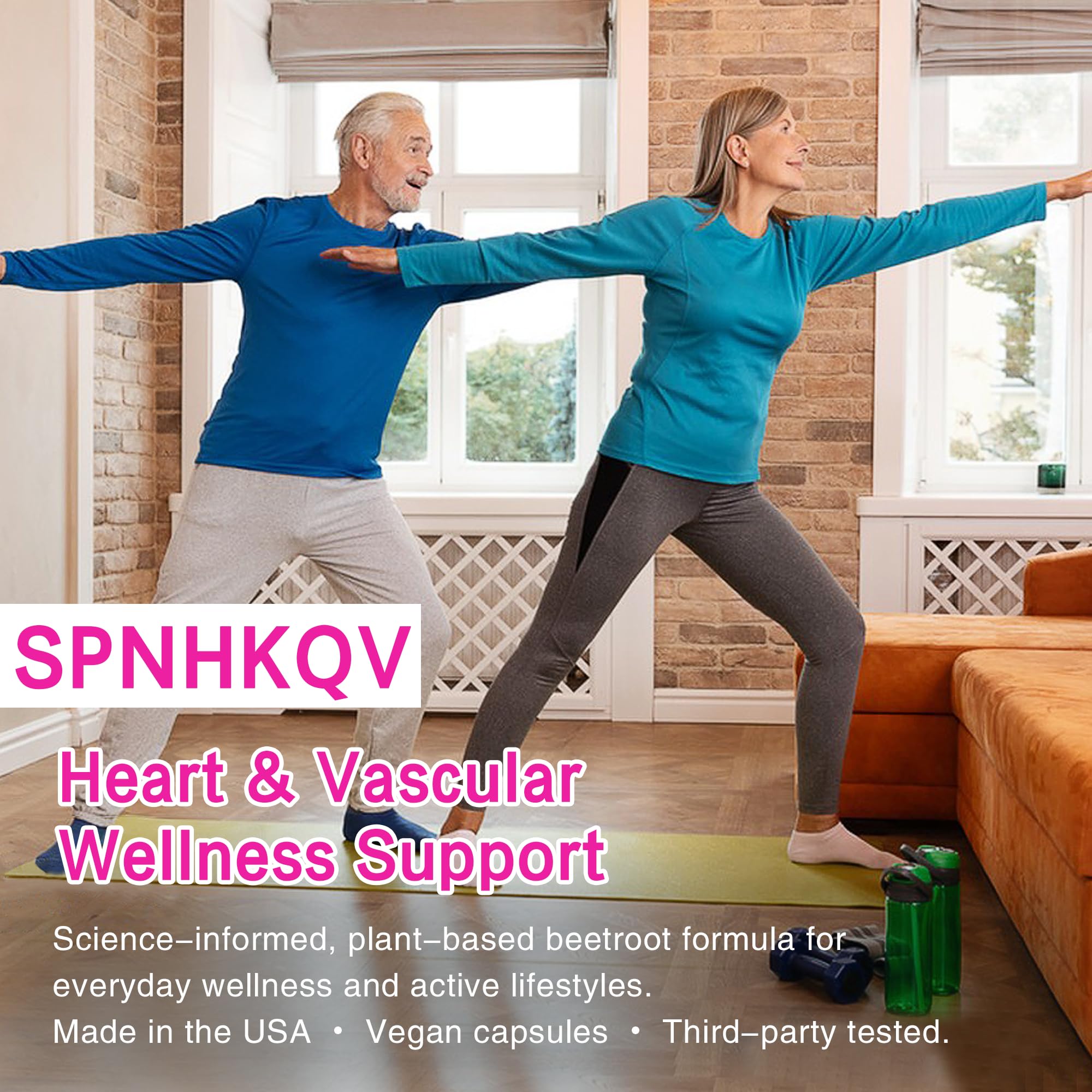 SPNHKOV beetroot capsules packaging on shelf suggesting convenient daily wellness.
