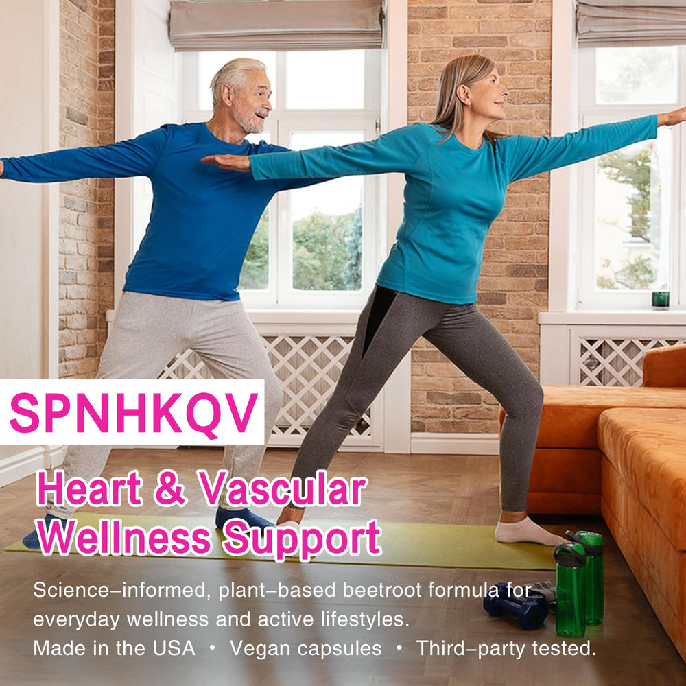 SPNHKOV beetroot capsules packaging on shelf suggesting convenient daily wellness.