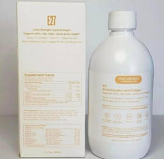 SpoiledChild collagen mango pour with measuring spoon, convenient daily dose for radiant skin.